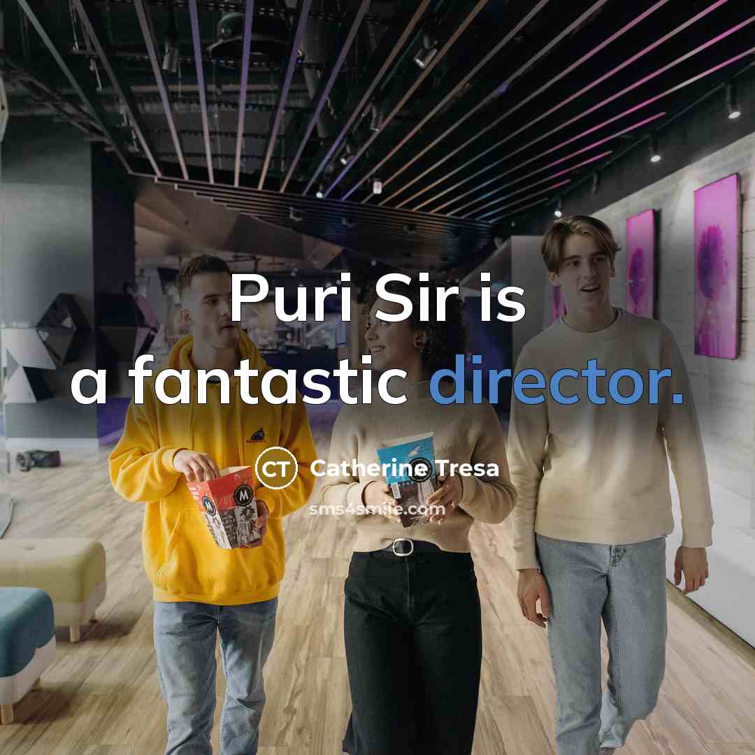 “Puri Sir is a fantastic director.” quote by Catherine Tresa