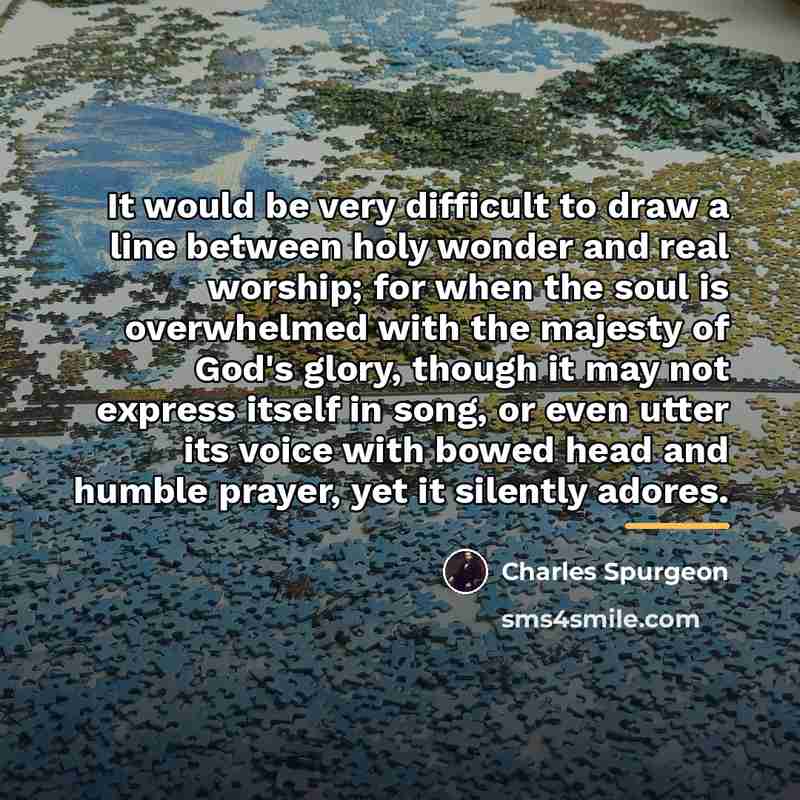 “It would be very difficult to draw a line between…” quote by Charles Spurgeon