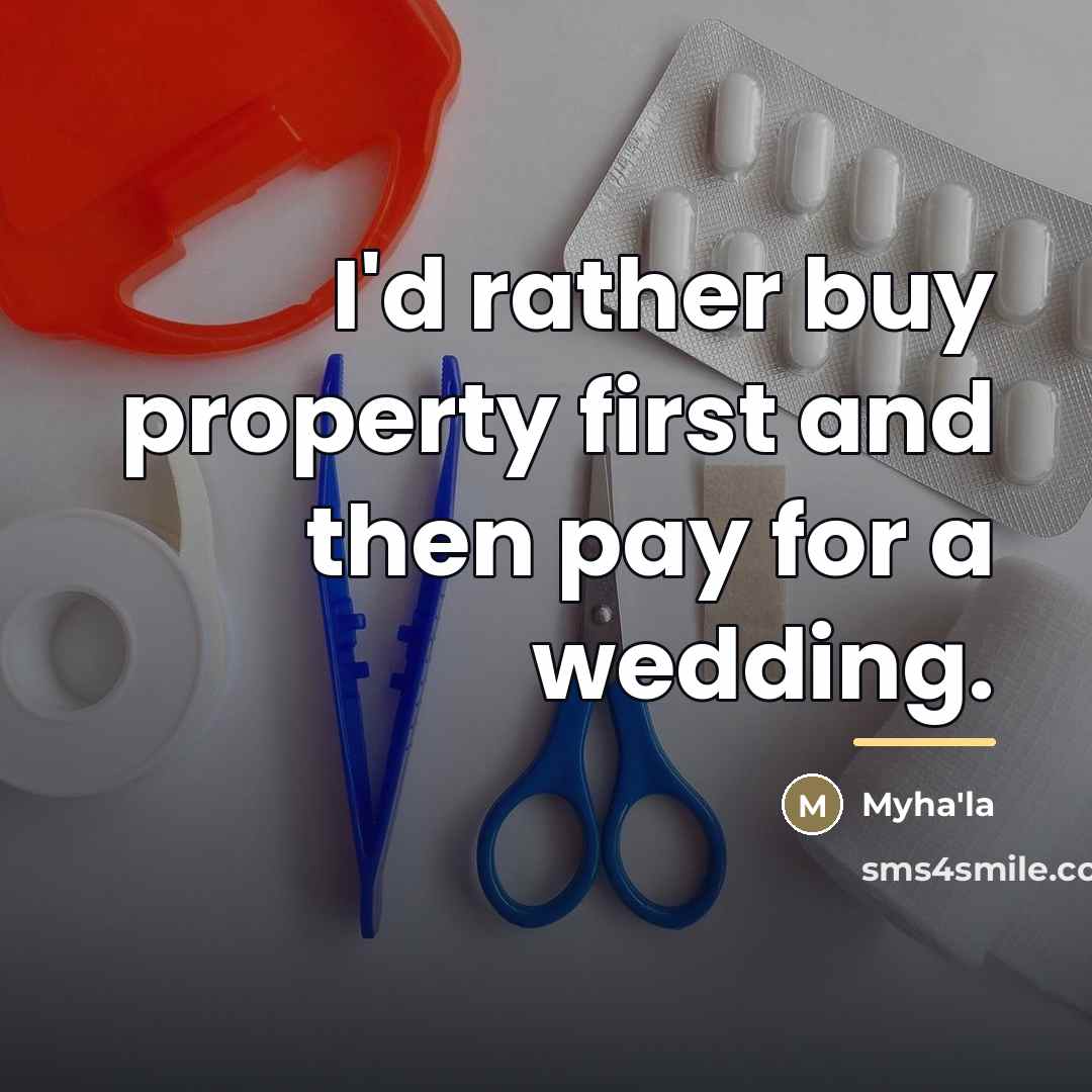 “I'd rather buy property first and then pay for a…” quote by Myha'la