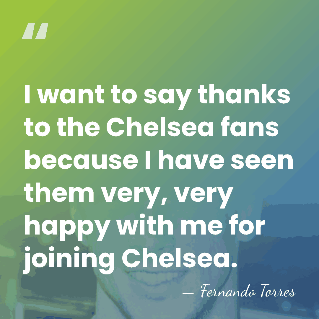 I want to say thanks to the Chelsea fans because I have&hellip; - Fernando Torres