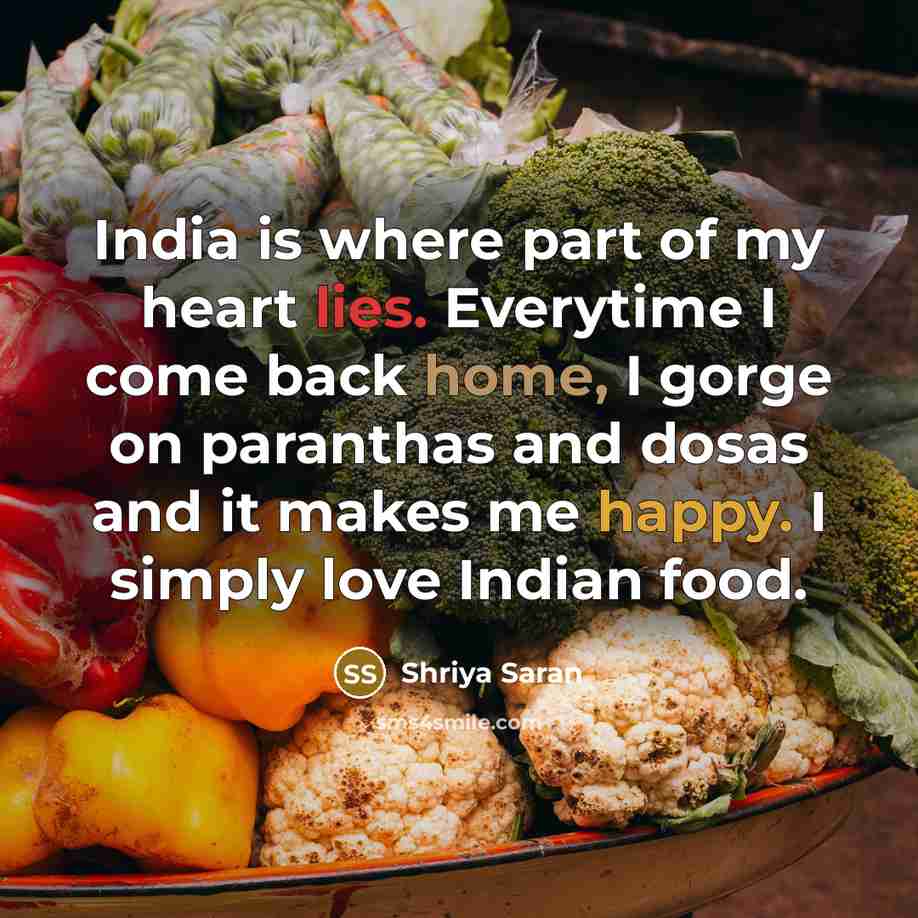 “India is where part of my heart lies. Everytime I…” quote by Shriya Saran