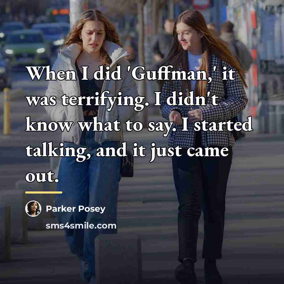 “When I did 'Guffman,' it was terrifying. I didn't know…” quote by Parker Posey