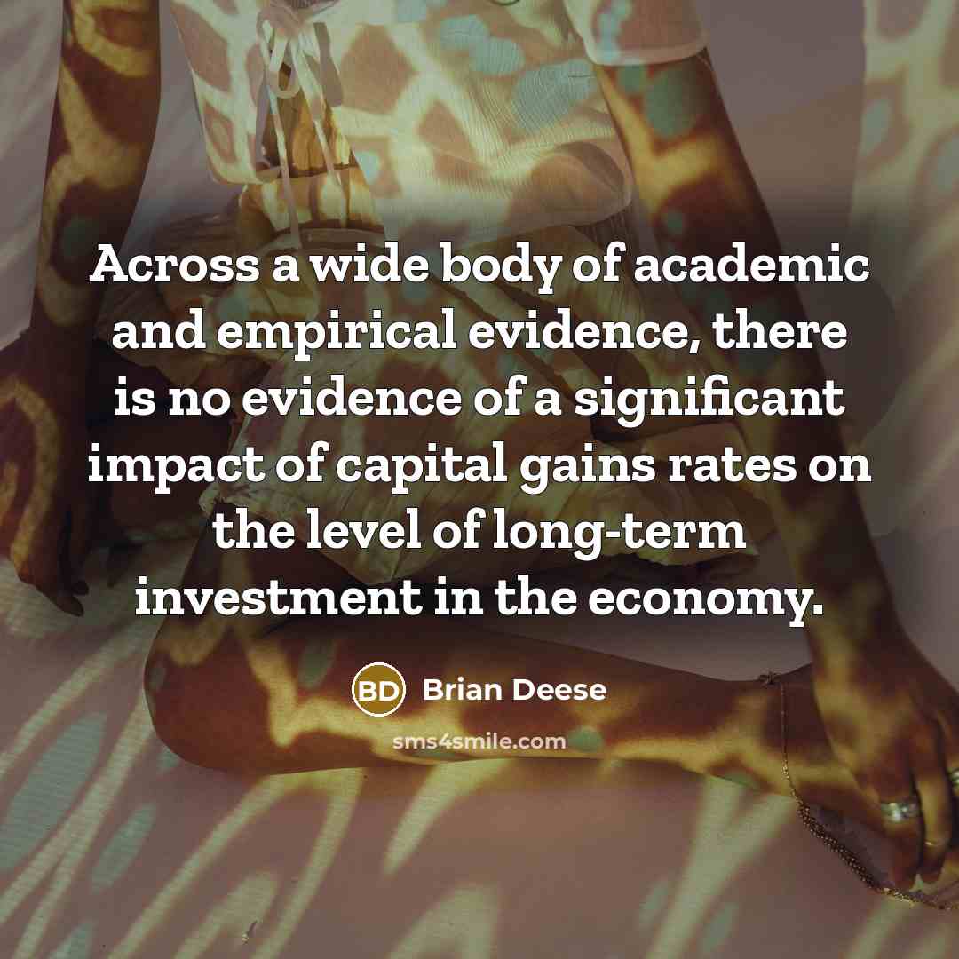 “Across a wide body of academic and empirical evidence, there…” quote by Brian Deese