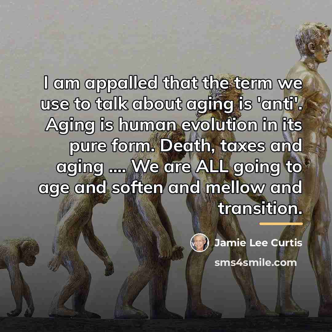 “I am appalled that the term we use to talk…” quote by Jamie Lee Curtis