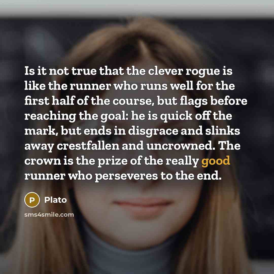 “Is it not true that the clever rogue is like…” quote by Plato