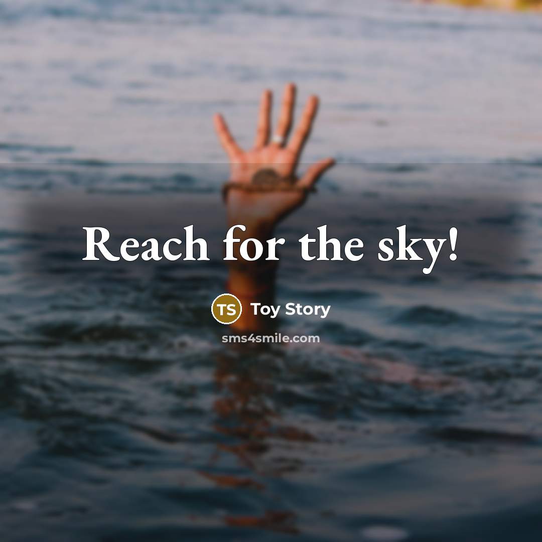 “Reach for the sky!…” quote by Toy Story