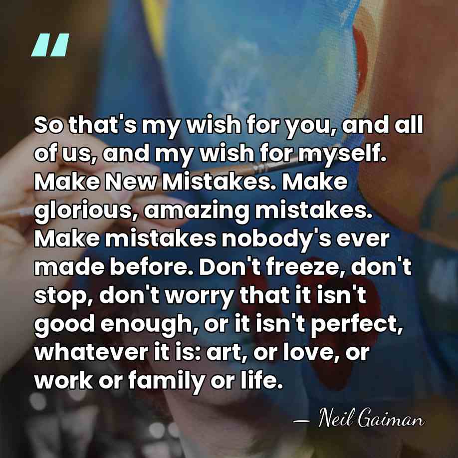 So that's my wish for you, and all of us, and my&hellip; - Neil Gaiman