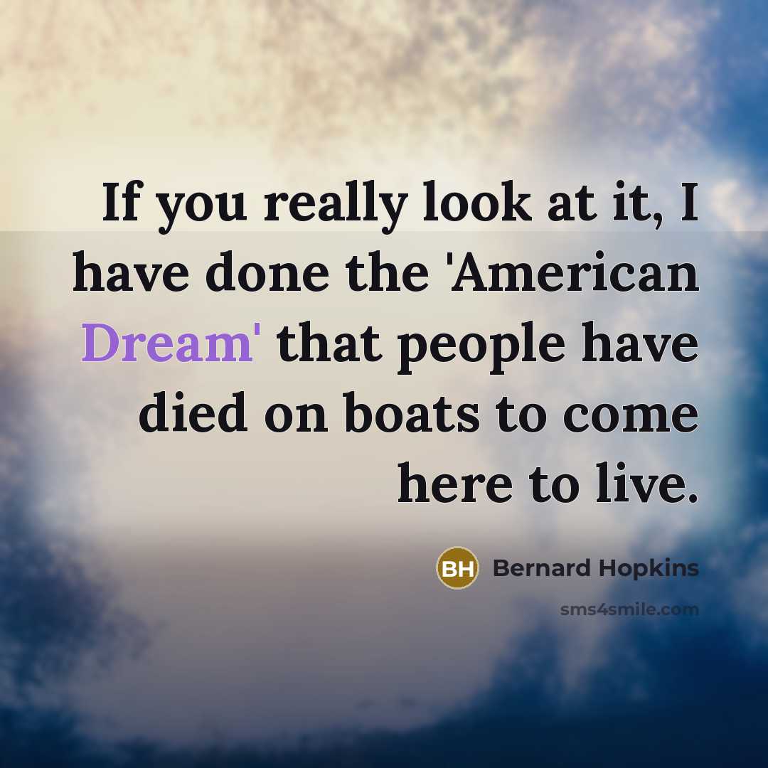 “If you really look at it, I have done the…” quote by Bernard Hopkins