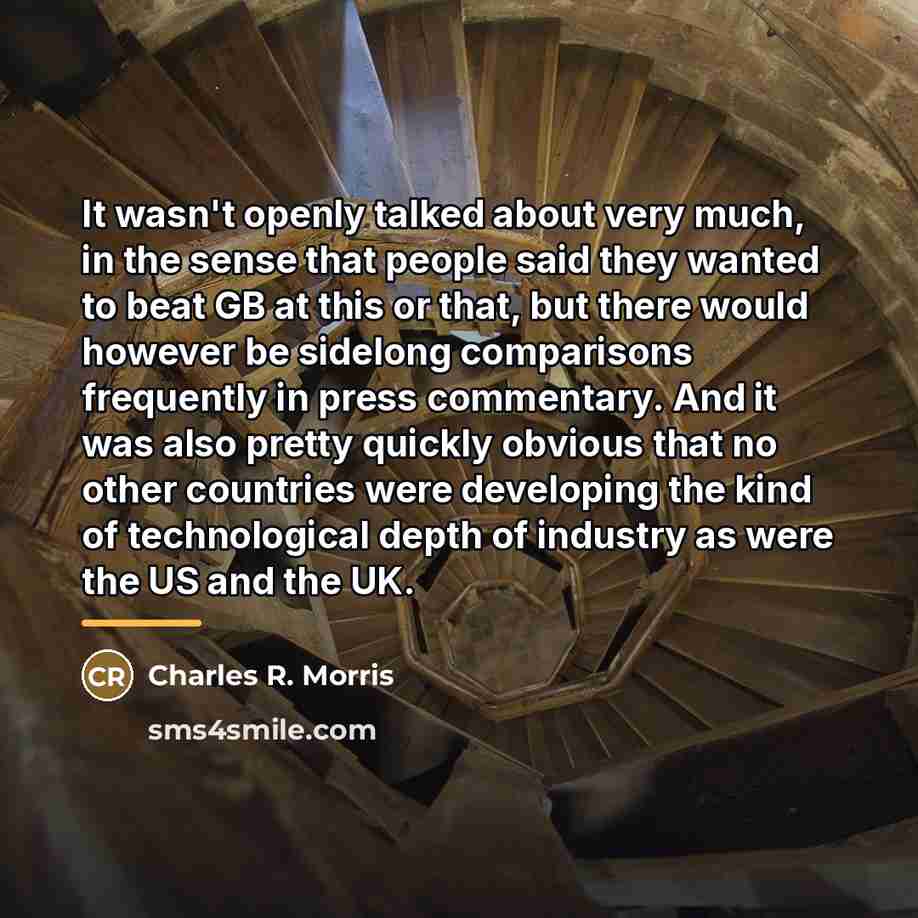 “It wasn't openly talked about very much, in the sense…” quote by Charles R. Morris