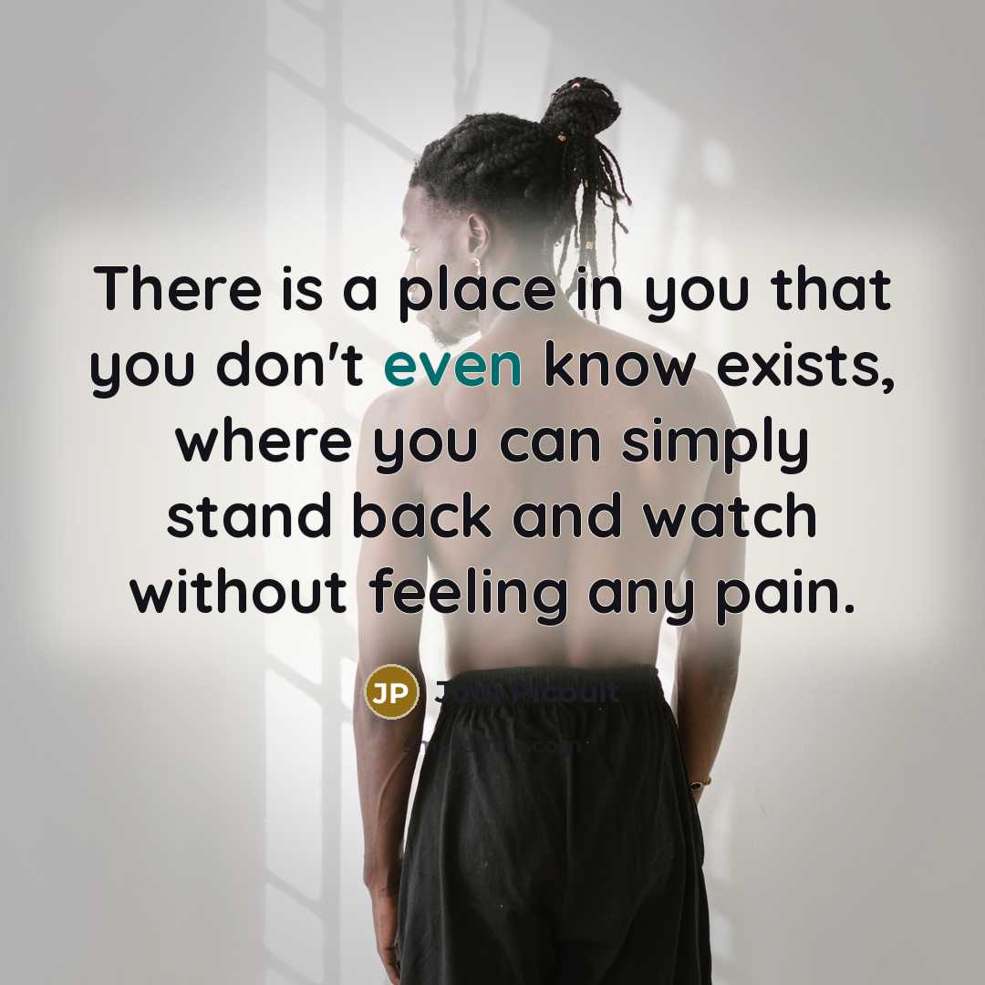 “There is a place in you that you don't even…” quote by Jodi Picoult