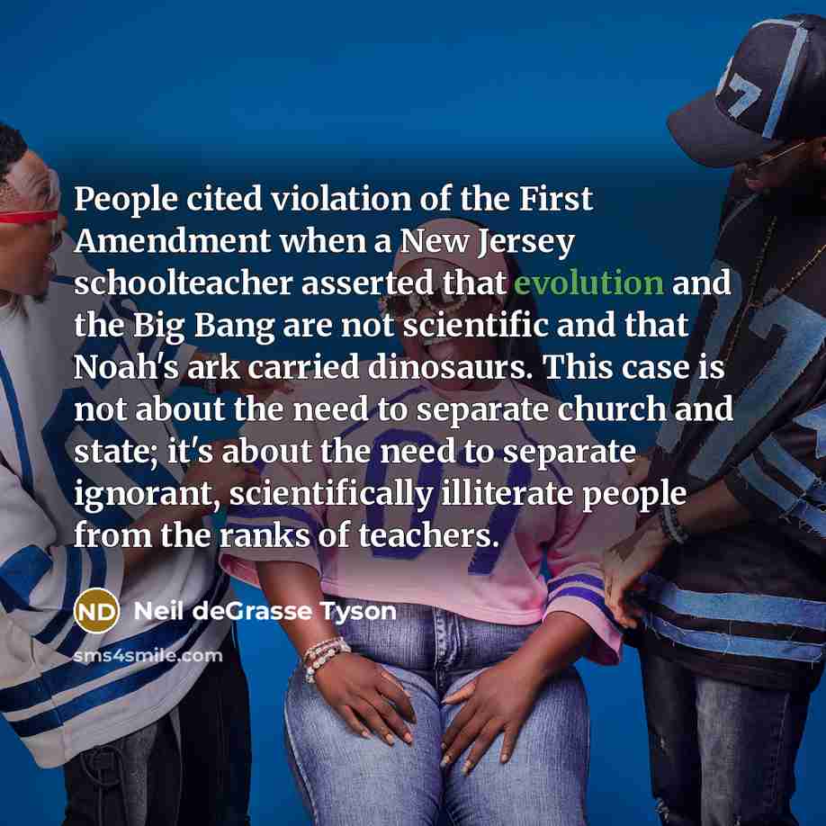 “People cited violation of the First Amendment when a New…” quote by Neil deGrasse Tyson