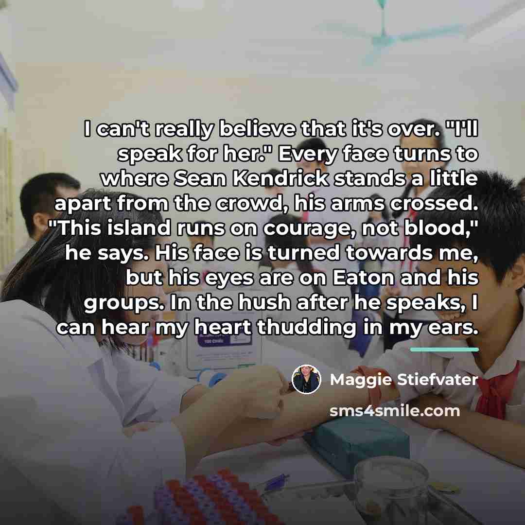 “I can't really believe that it's over. "I'll speak for…” quote by Maggie Stiefvater