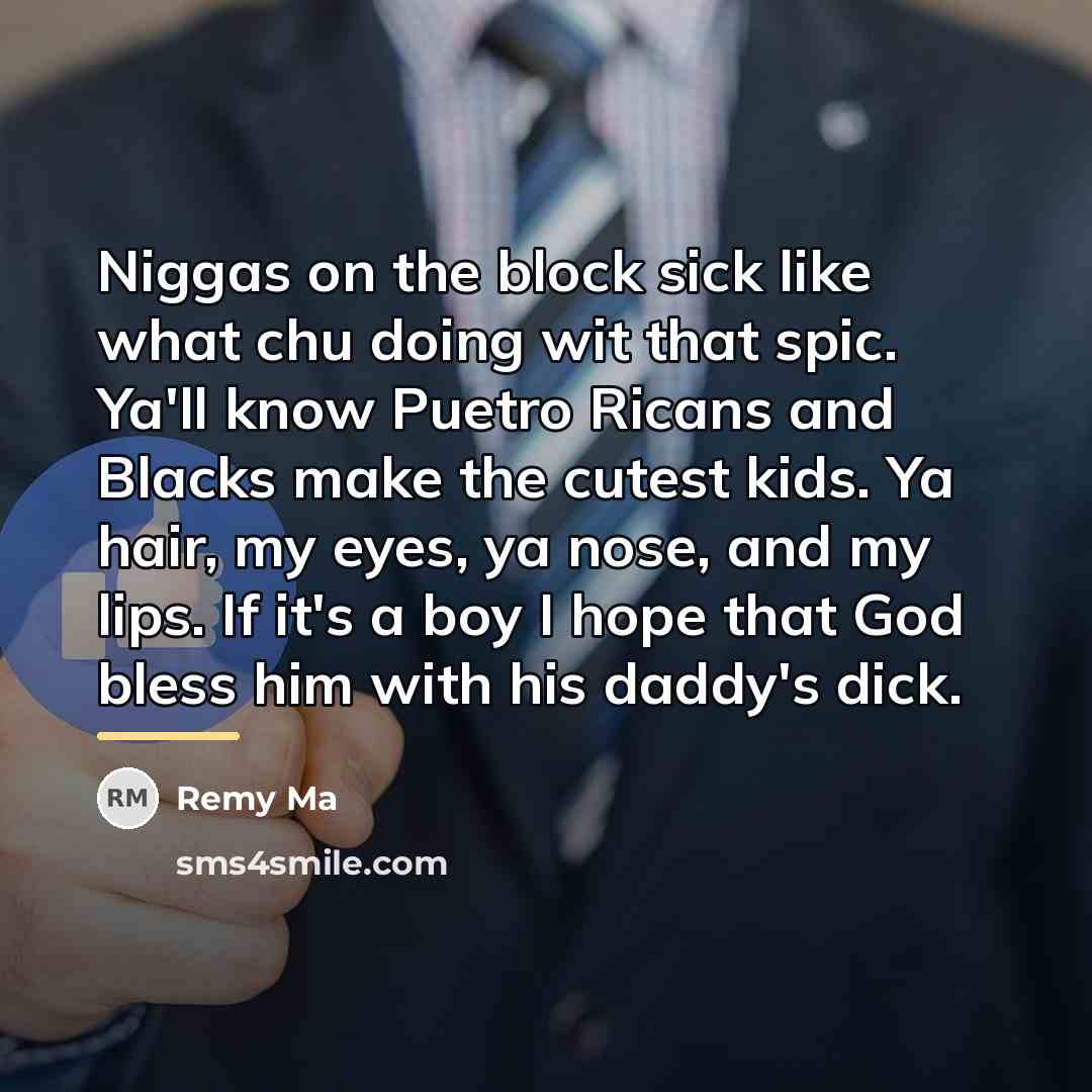 “Niggas on the block sick like what chu doing wit…” quote by Remy Ma