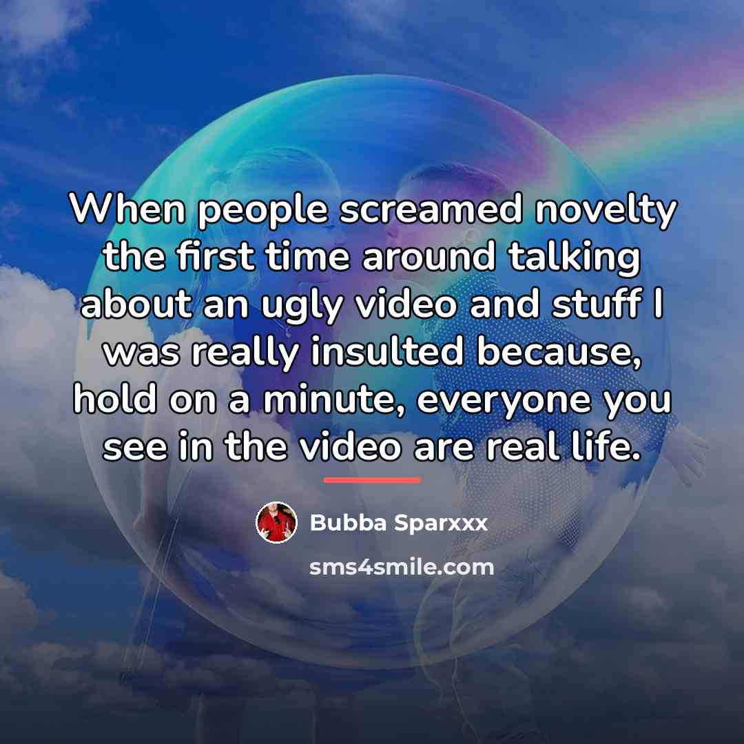 “When people screamed novelty the first time around talking about…” quote by Bubba Sparxxx