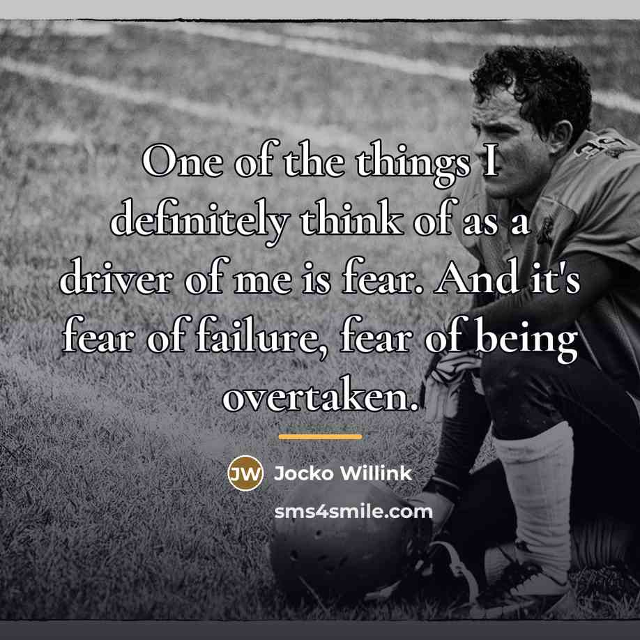 “One of the things I definitely think of as a…” quote by Jocko Willink