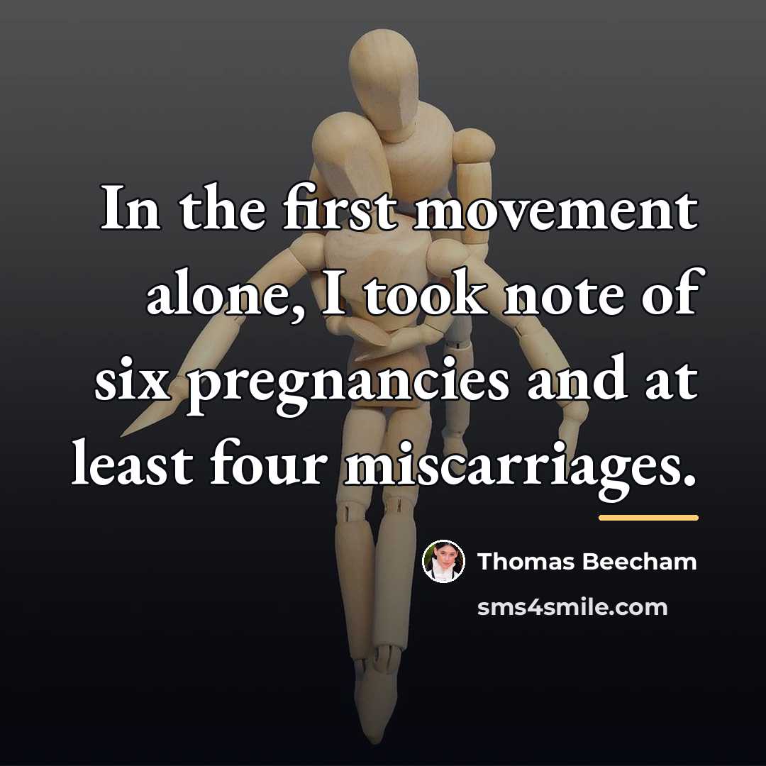 “In the first movement alone, I took note of six…” quote by Thomas Beecham