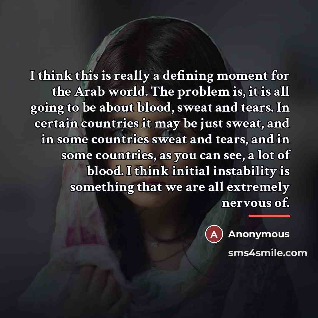 “I think this is really a defining moment for the…” quote by Anonymous