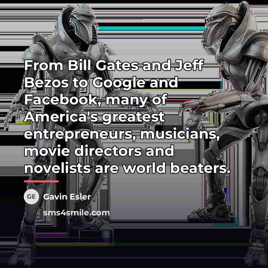 “From Bill Gates and Jeff Bezos to Google and Facebook,…” quote by Gavin Esler