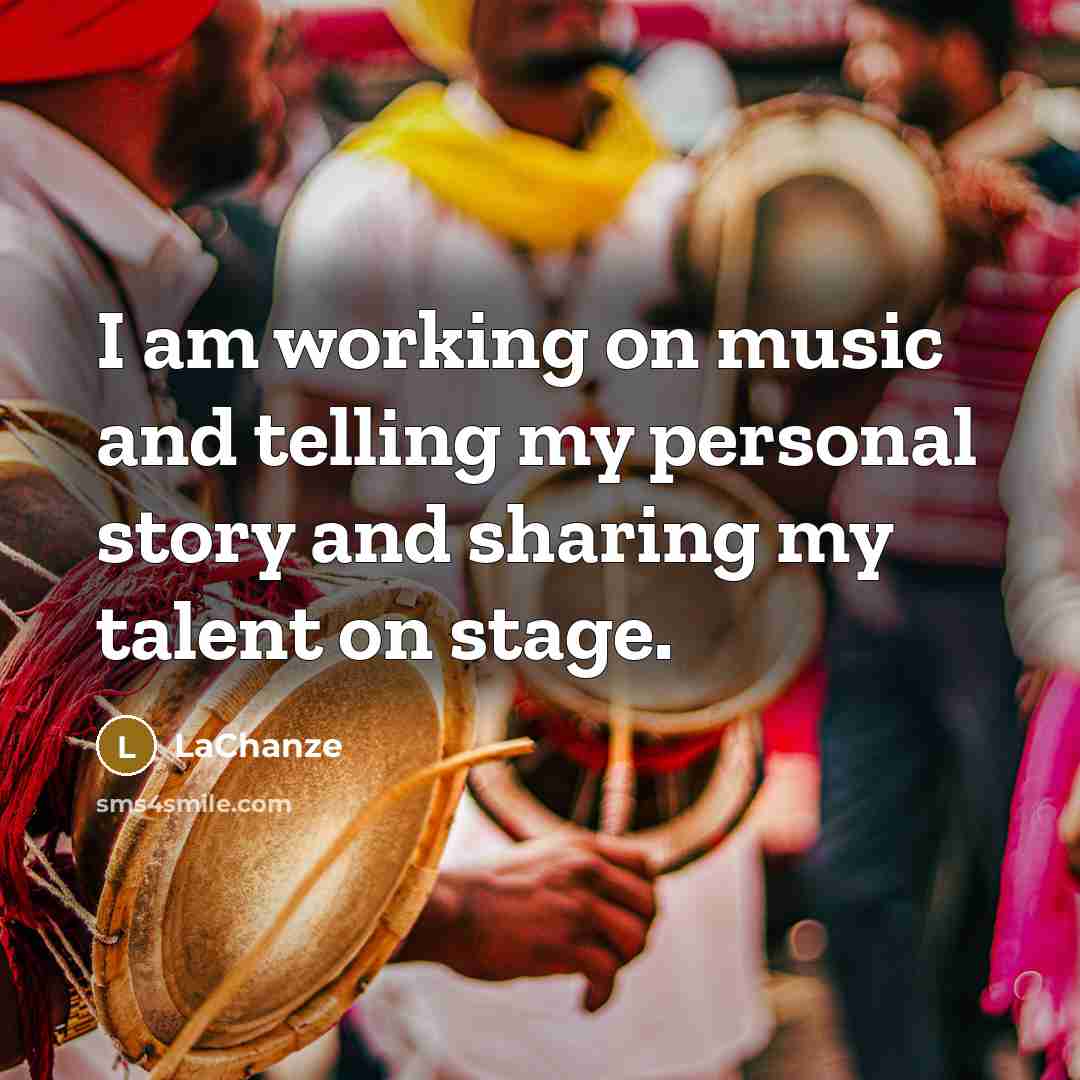 “I am working on music and telling my personal story…” quote by LaChanze