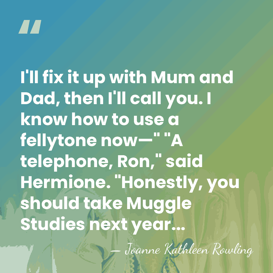 I'll fix it up with Mum and Dad, then I'll call you.&hellip; - Joanne Kathleen Rowling