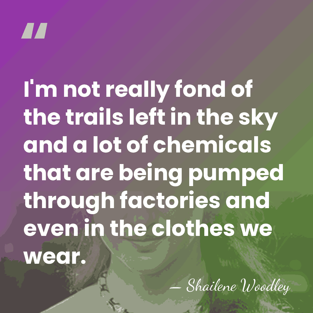 I'm not really fond of the trails left in the sky and&hellip; - Shailene Woodley