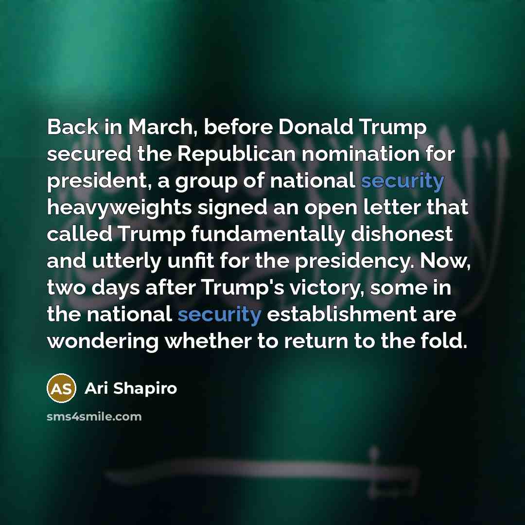 “Back in March, before Donald Trump secured the Republican nomination…” quote by Ari Shapiro