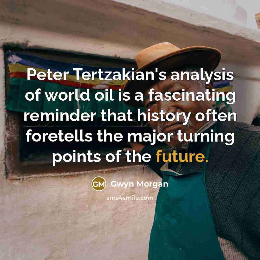 “Peter Tertzakian's analysis of world oil is a fascinating reminder…” quote by Gwyn Morgan