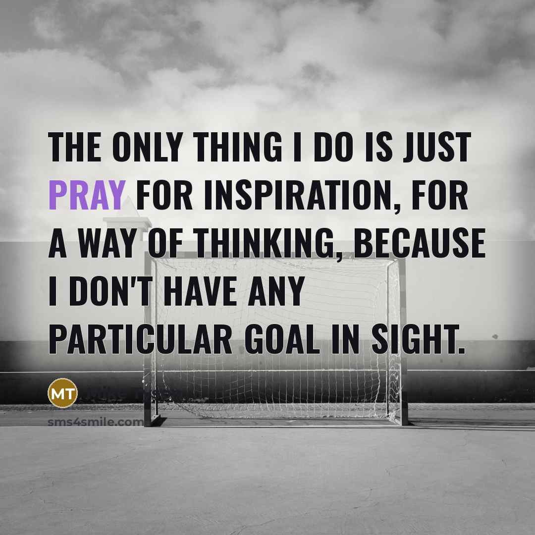 “The only thing I do is just pray for inspiration,…” quote by Mike Tyson