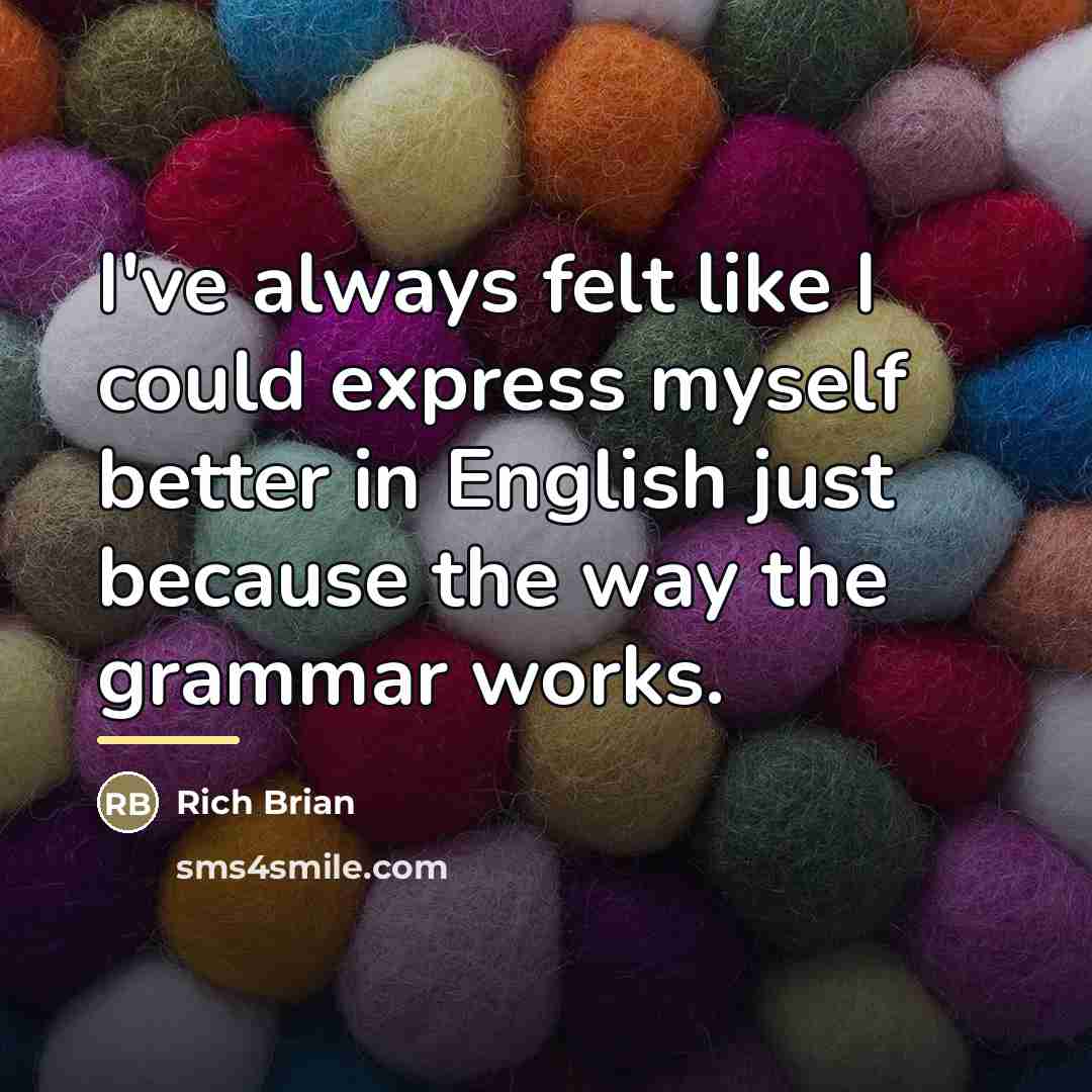 “I've always felt like I could express myself better in…” quote by Rich Brian