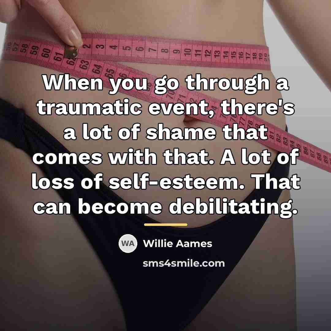 “When you go through a traumatic event, there's a lot…” quote by Willie Aames