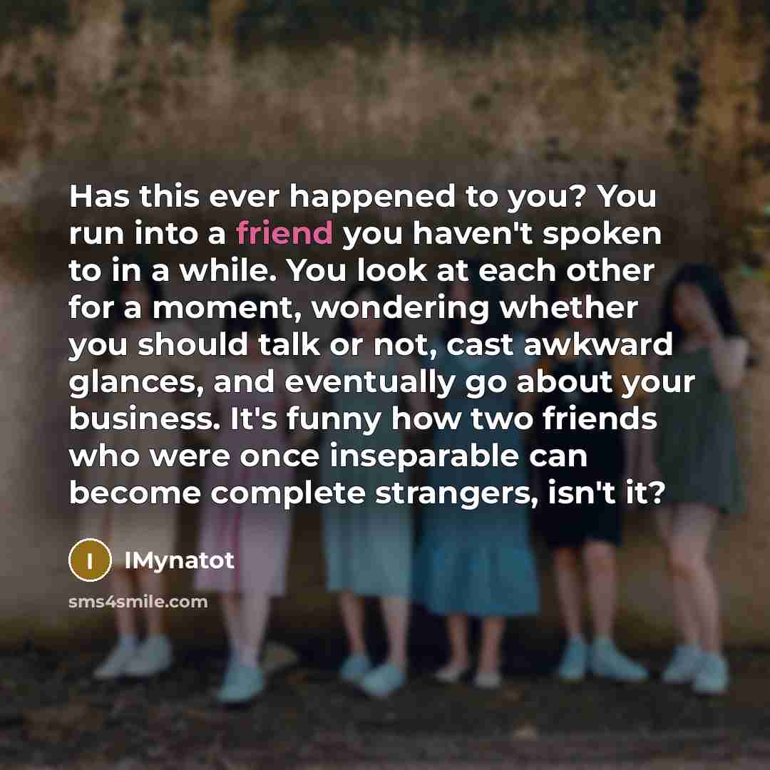 “Has this ever happened to you? You run into a…” quote by IMynatot