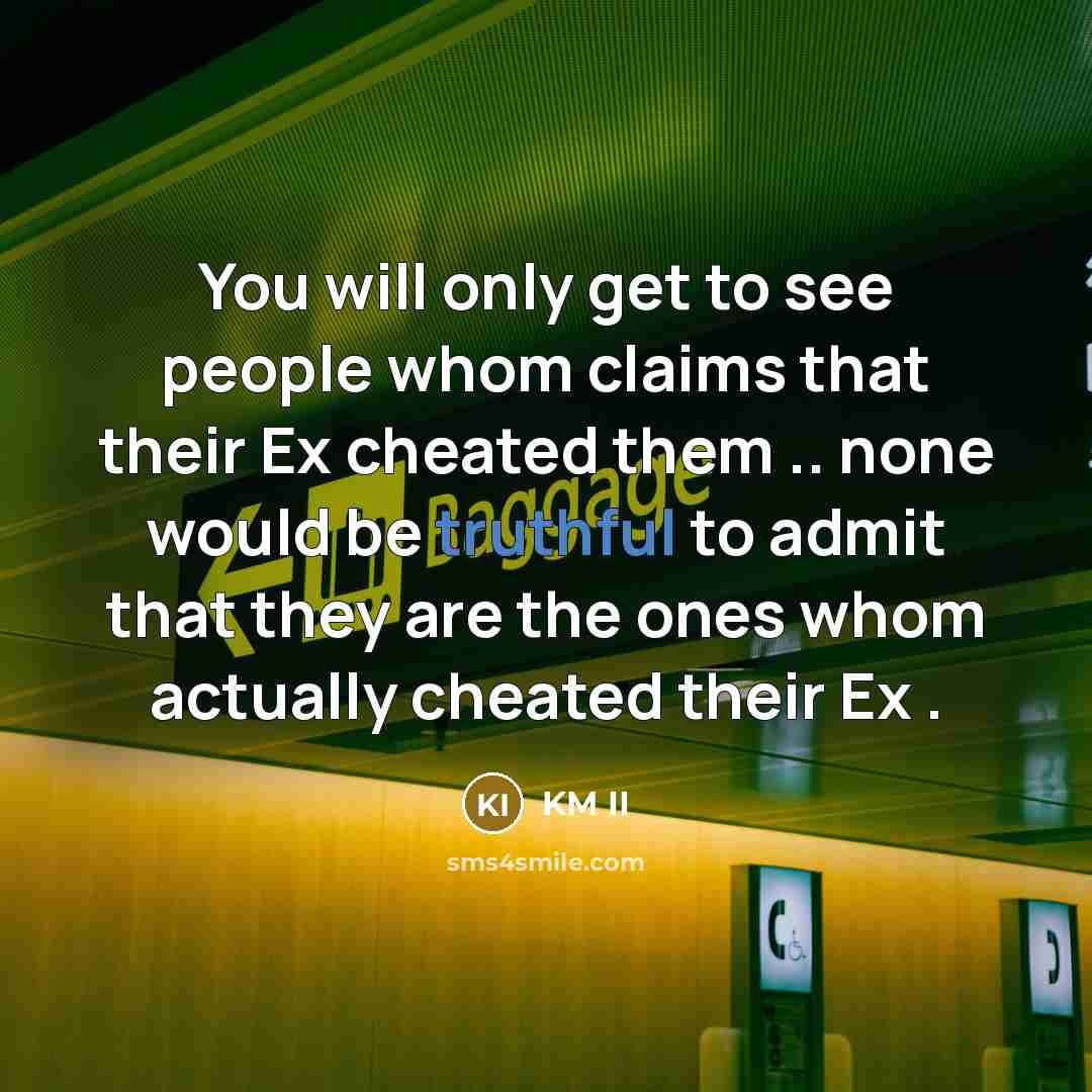“You will only get to see people whom claims that…” quote by KM II