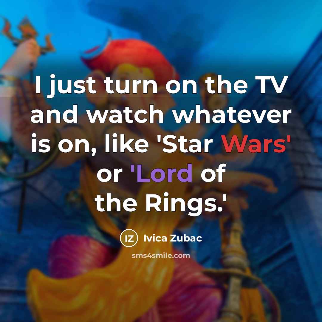 “I just turn on the TV and watch whatever is…” quote by Ivica Zubac