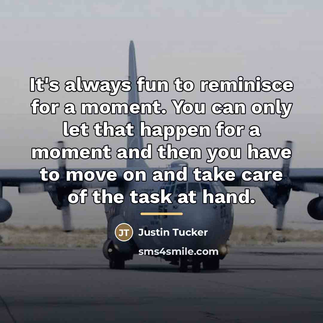 “It's always fun to reminisce for a moment. You can…” quote by Justin Tucker