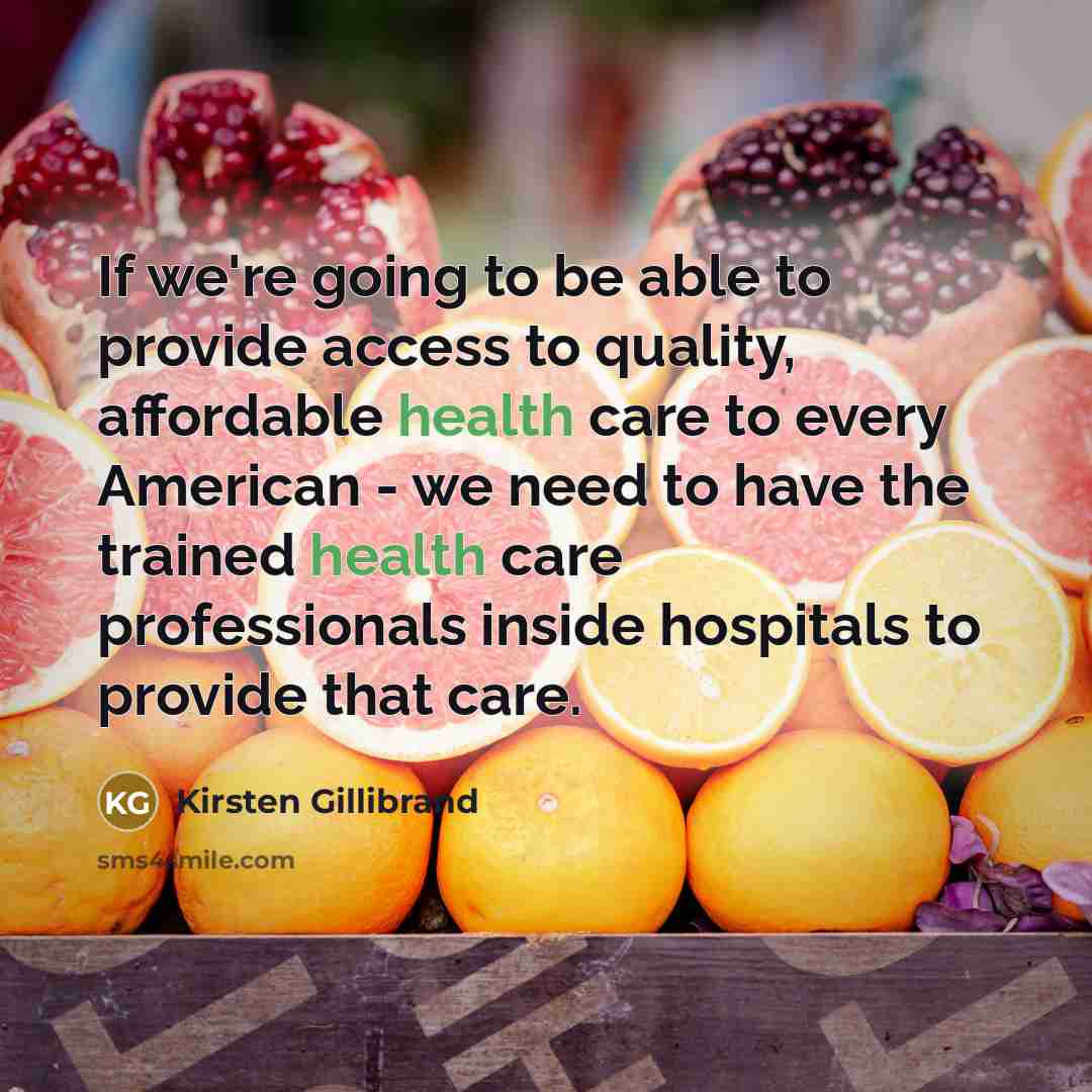 “If we're going to be able to provide access to…” quote by Kirsten Gillibrand