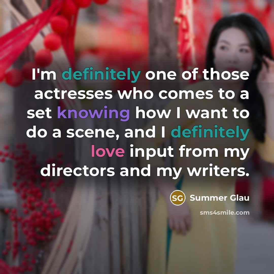 “I'm definitely one of those actresses who comes to a…” quote by Summer Glau