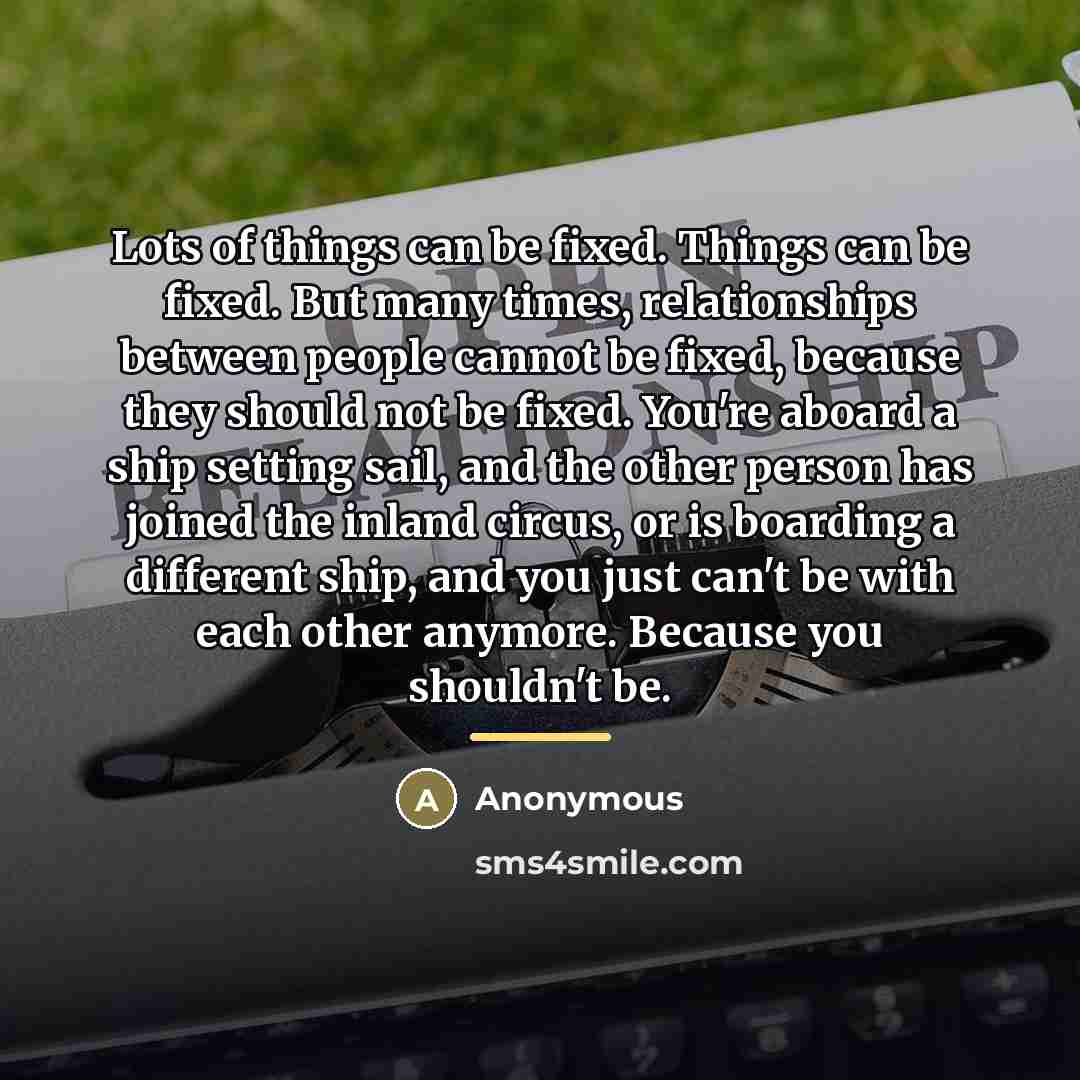 “Lots of things can be fixed. Things can be fixed.…” quote by Anonymous