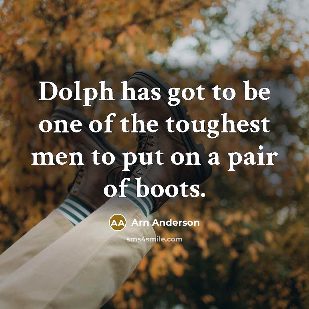 “Dolph has got to be one of the toughest men…” quote by Arn Anderson
