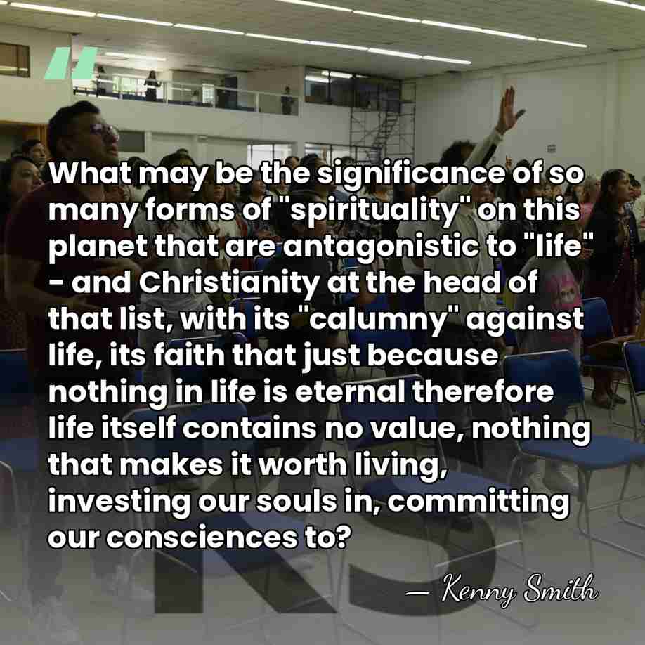 What may be the significance of so many forms of "spirituality" on&hellip; - Kenny Smith