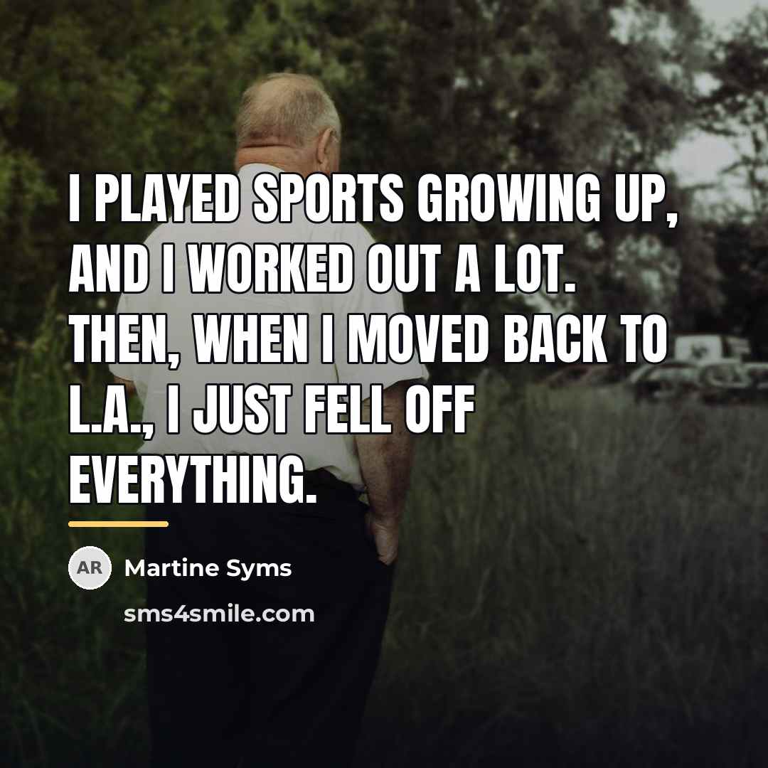 “I played sports growing up, and I worked out a…” quote by Martine Syms