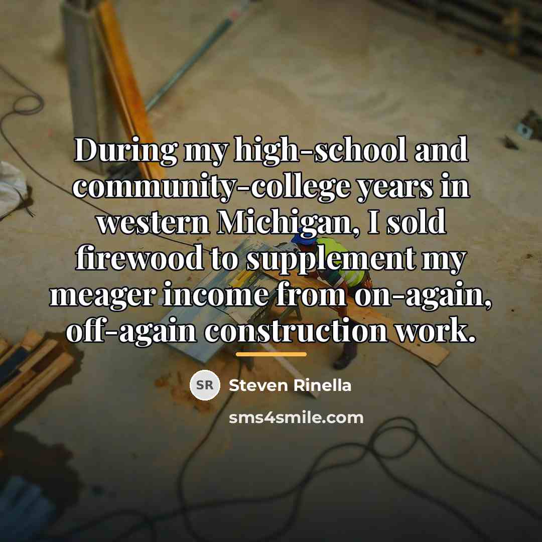 “During my high-school and community-college years in western Michigan, I…” quote by Steven Rinella