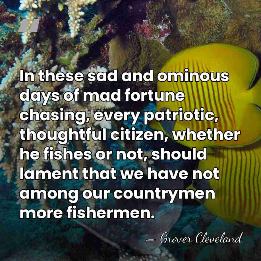 In these sad and ominous days of mad fortune chasing, every patriotic,&hellip; - Grover Cleveland