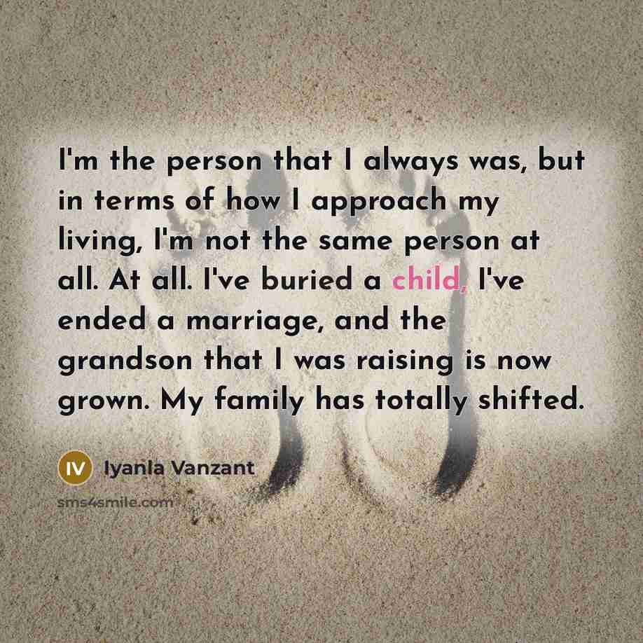 “I'm the person that I always was, but in terms…” quote by Iyanla Vanzant