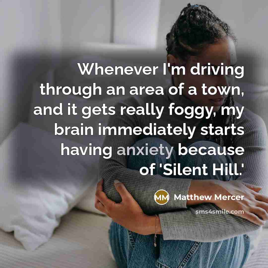 “Whenever I'm driving through an area of a town, and…” quote by Matthew Mercer