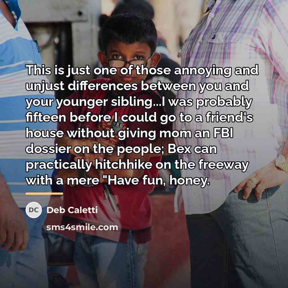 “This is just one of those annoying and unjust differences…” quote by Deb Caletti
