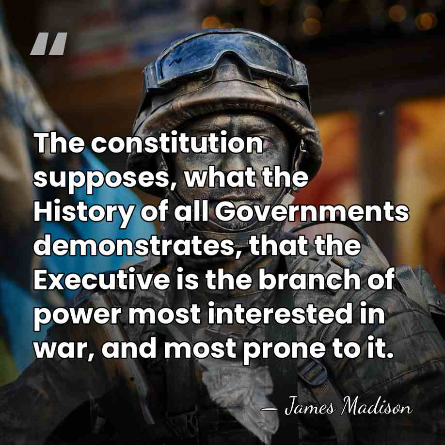 The constitution supposes, what the History of all Governments demonstrates, that the&hellip; - James Madison