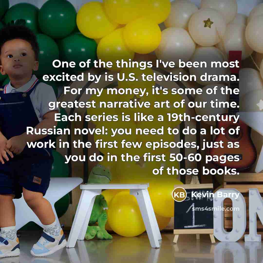 “One of the things I've been most excited by is…” quote by Kevin Barry