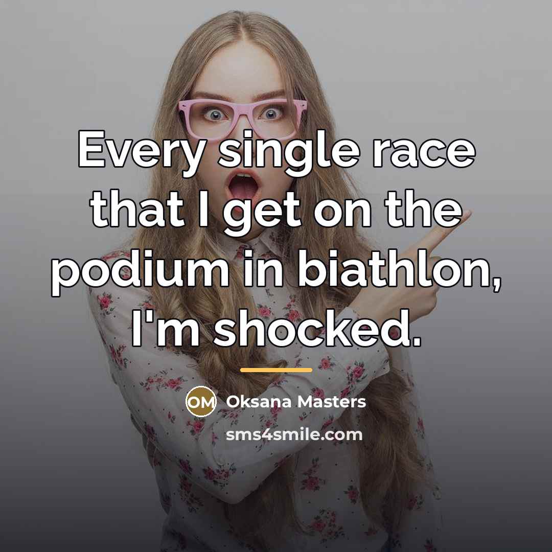 “Every single race that I get on the podium in…” quote by Oksana Masters