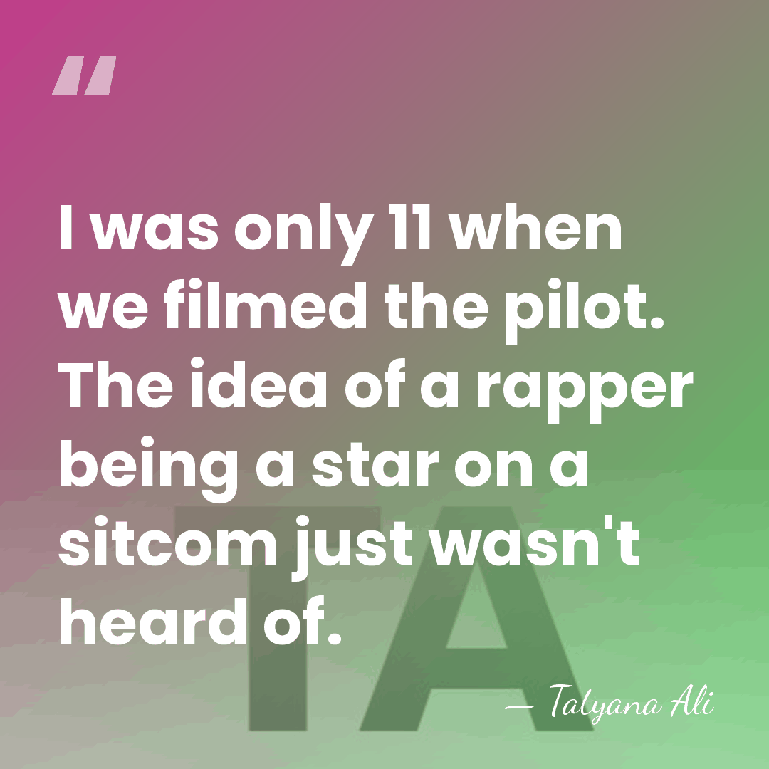 I was only 11 when we filmed the pilot. The idea of&hellip; - Tatyana Ali