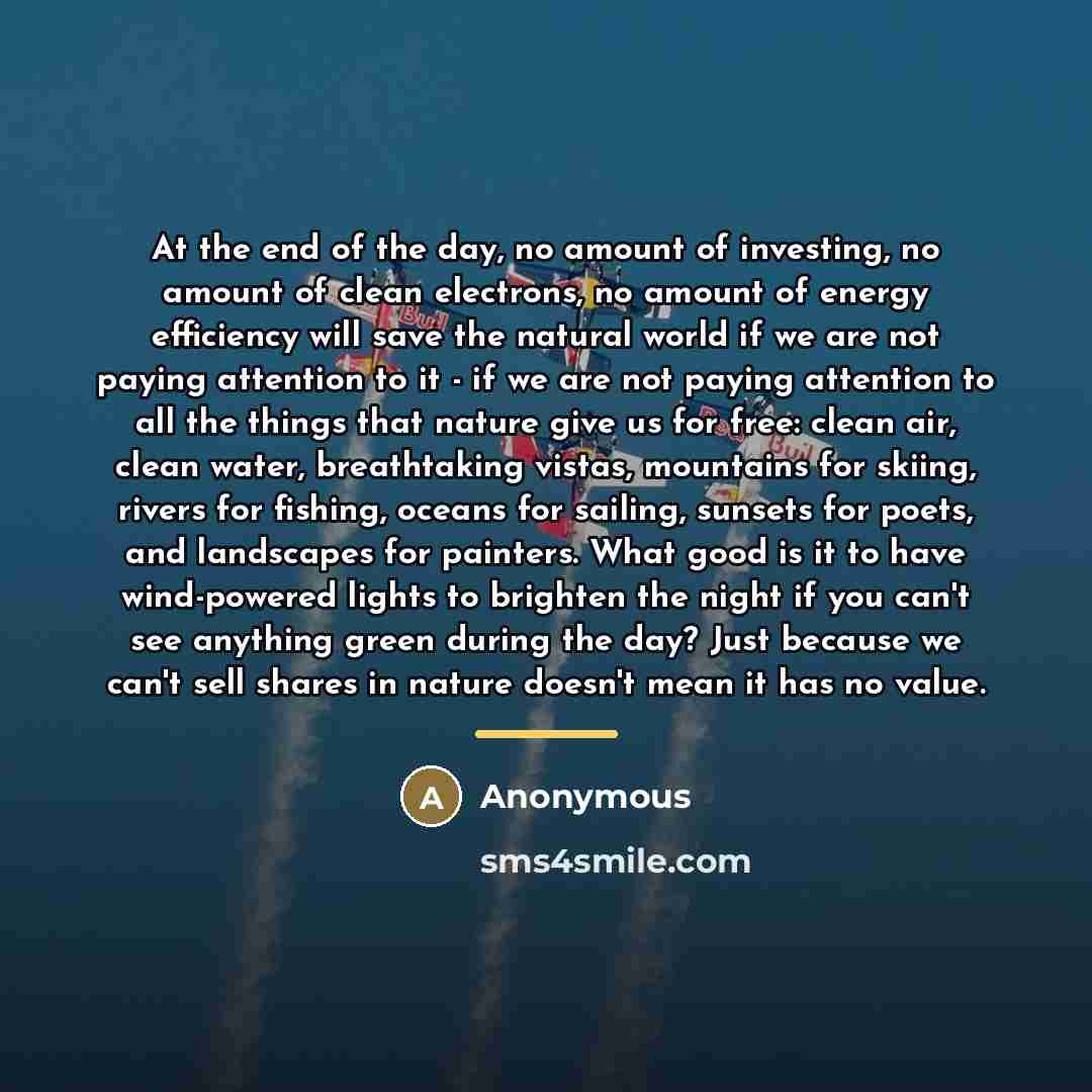 “At the end of the day, no amount of investing,…” quote by Anonymous